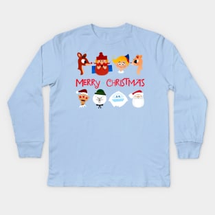 Rudolph The Red Nosed Reindeer Kids Long Sleeve T-Shirt